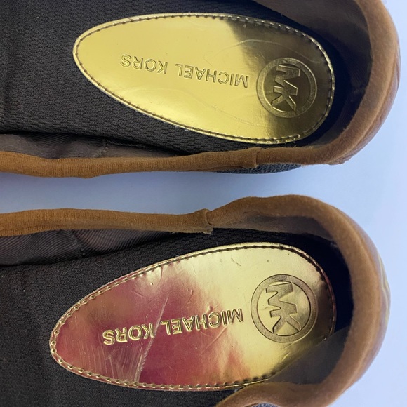 Michael Kors Juliette Ballet Flat in Brown Size 9 - Picture 6 of 9